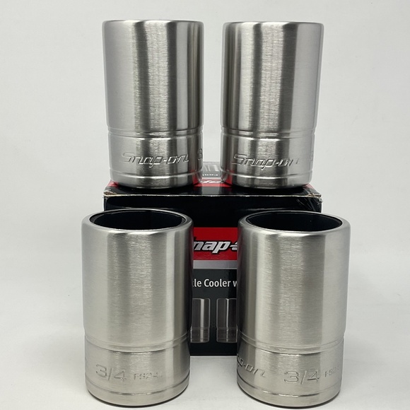 Snap-on Tools Socket Bottle Cooler Koozie With Opener Set - Picture 1 of 10